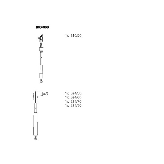 800/906 - Ignition Cable Kit 