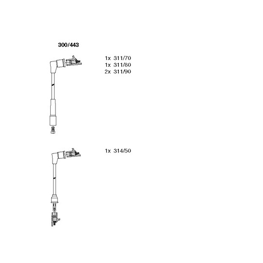 300/443 - Ignition Cable Kit 