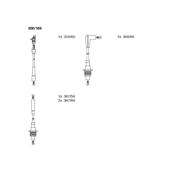 300/169 - Ignition Cable Kit 