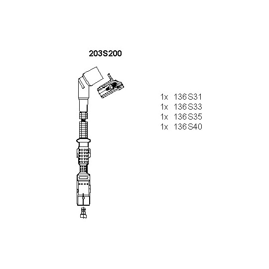 203S200 - Ignition Cable Kit 