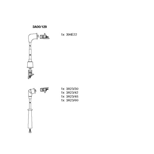 3A00/129 - Ignition Cable Kit 