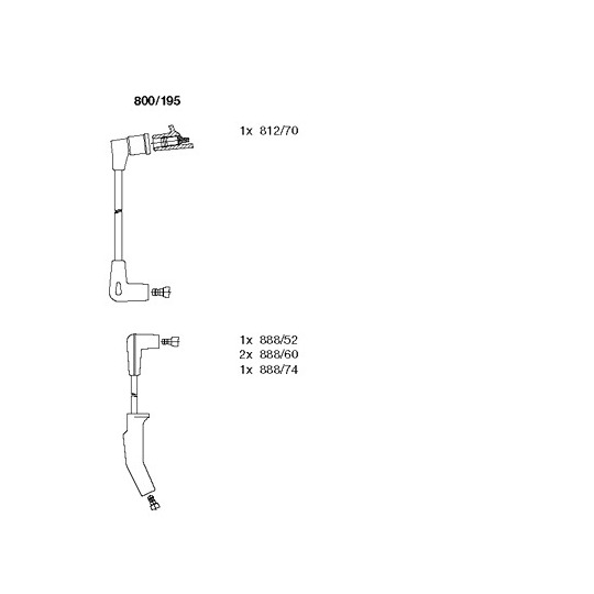 800/195 - Ignition Cable Kit 