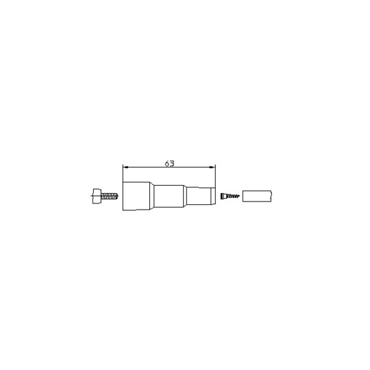 10229N1 - Kontakt, tändstift 