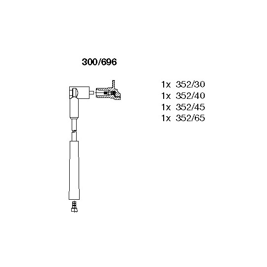 300/696 - Ignition Cable Kit 