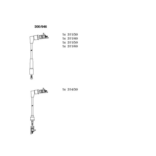 300/946 - Ignition Cable Kit 