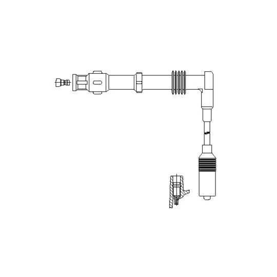 211/60 - Tändkabel 