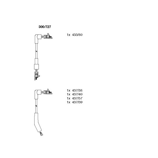 300/727 - Ignition Cable Kit 