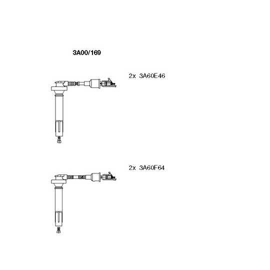 3A00/169 - Ignition Cable Kit 