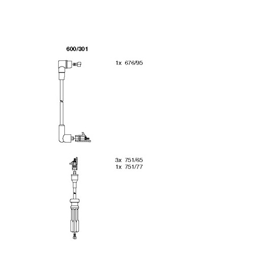 600/301 - Ignition Cable Kit 