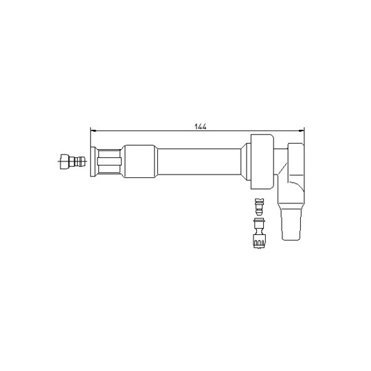 13246/5 - Kontakt, tändstift 