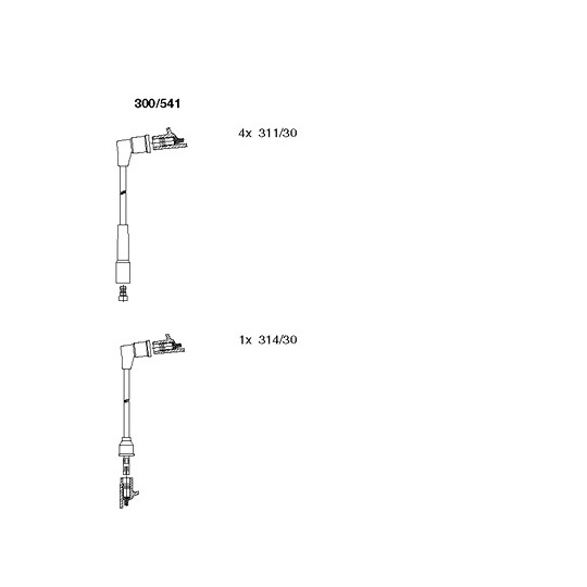 300/541 - Ignition Cable Kit 