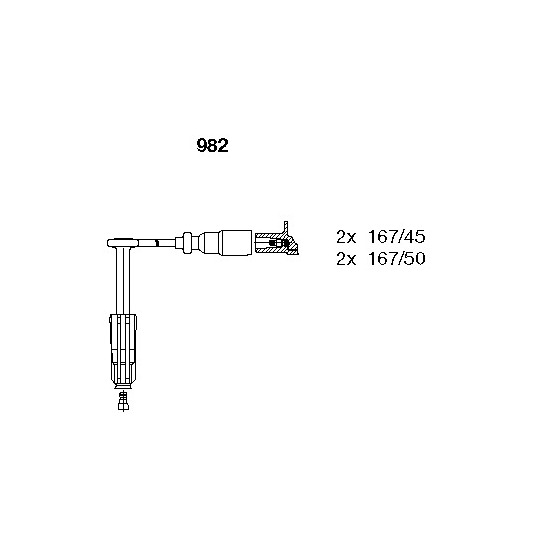 982 - Ignition Cable Kit 