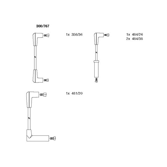 300/767 - Ignition Cable Kit 