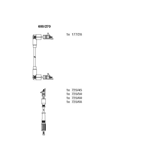 600/270 - Ignition Cable Kit 