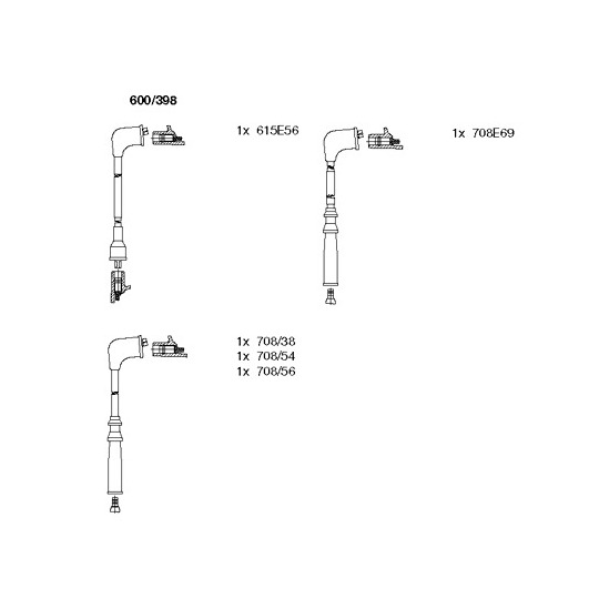 600/398 - Ignition Cable Kit 