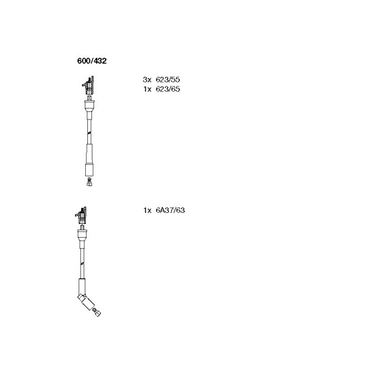 600/432 - Ignition Cable Kit 