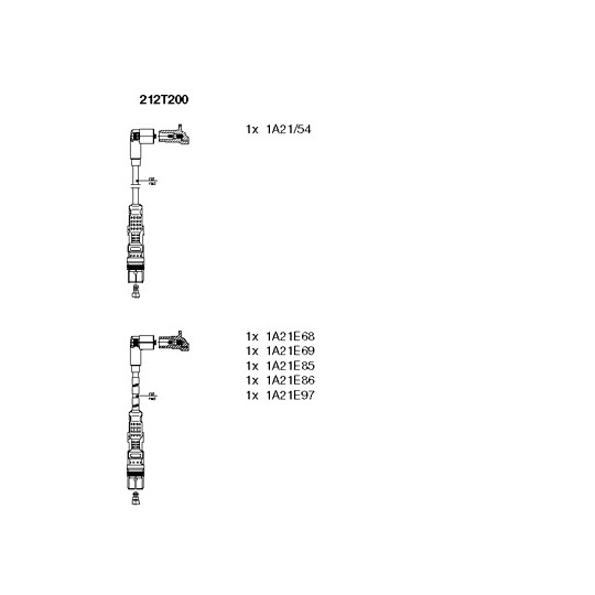 212T200 - Ignition Cable Kit 