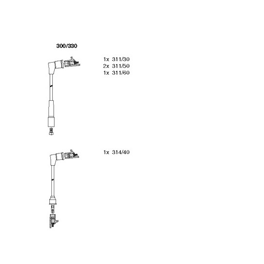 300/330 - Ignition Cable Kit 