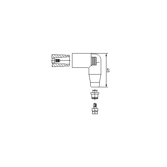 13552A1 - Plug, coil 