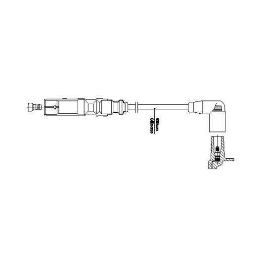 1A32/25 - Tändkabel 