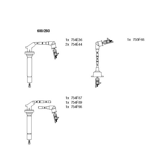 600/293 - Ignition Cable Kit 