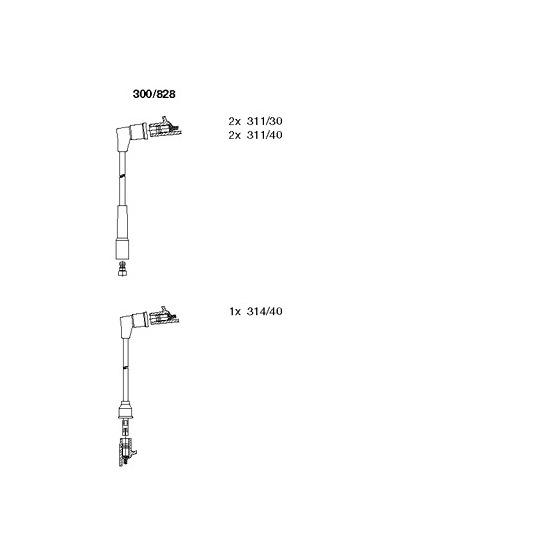 300/828 - Ignition Cable Kit 