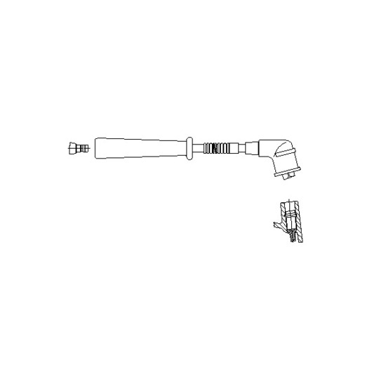 3A23E74 - Tändkabel 