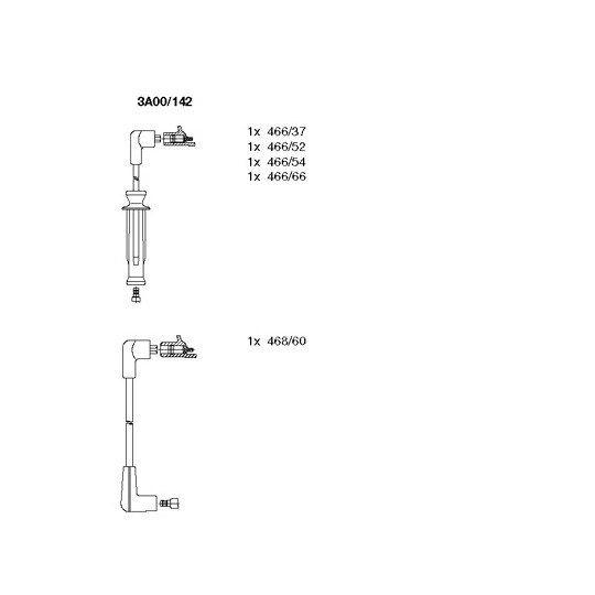 3A00/142 - Ignition Cable Kit 