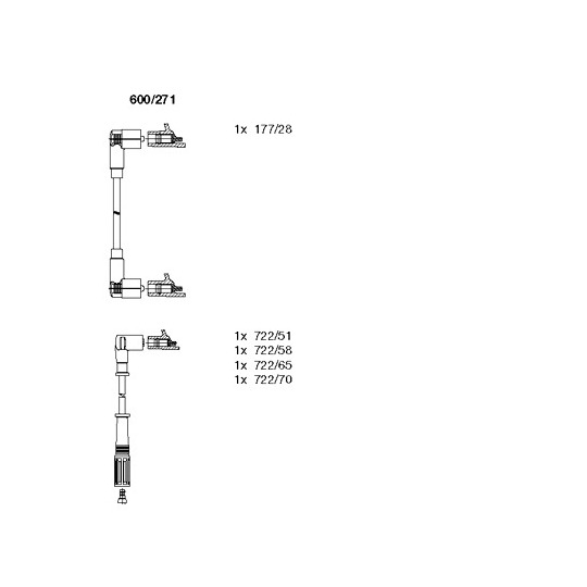 600/271 - Ignition Cable Kit 