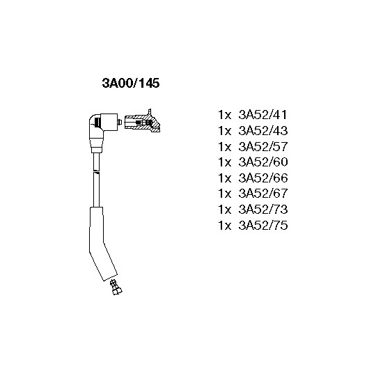 3A00/145 - Ignition Cable Kit 