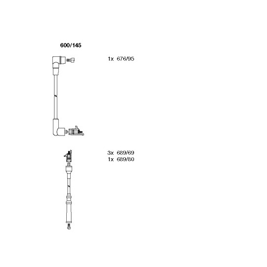 600/145 - Ignition Cable Kit 