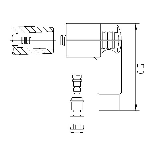 10206WA1 - Plug, coil 