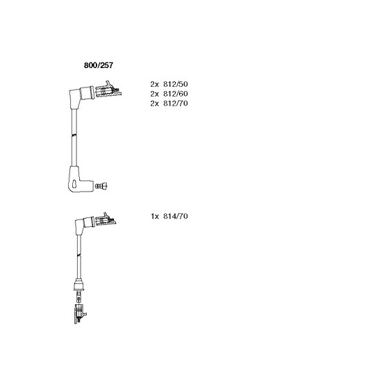 800/257 - Ignition Cable Kit 