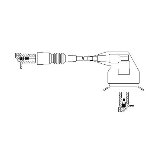 131/75 - Tändkabel 