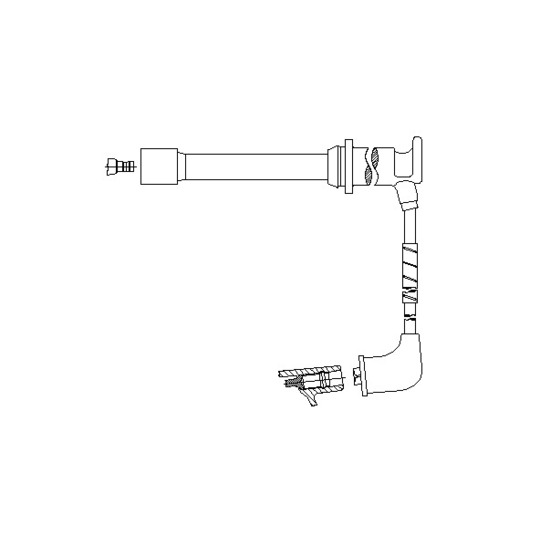 658E102 - Tändkabel 