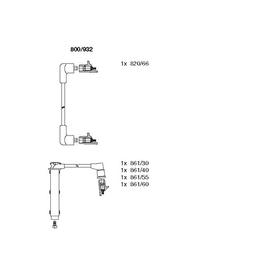800/932 - Ignition Cable Kit 