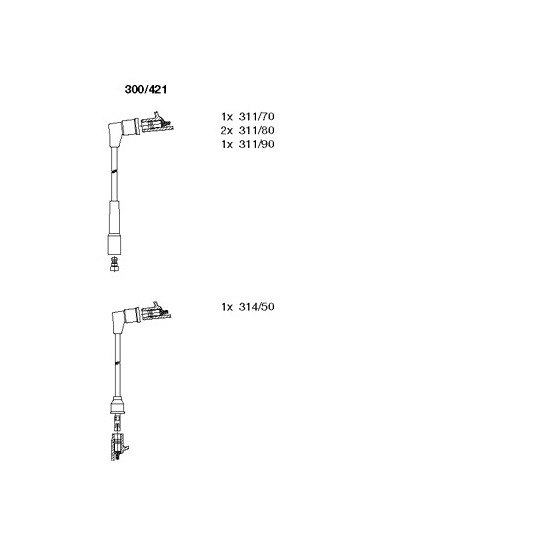 300/421 - Ignition Cable Kit 