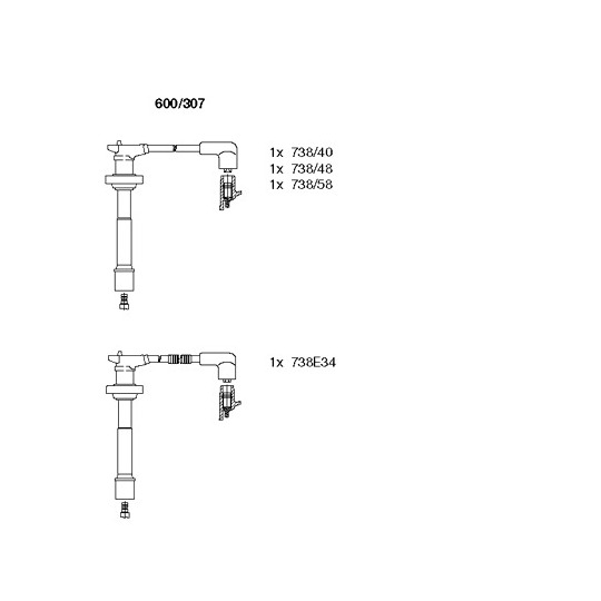 600/307 - Ignition Cable Kit 