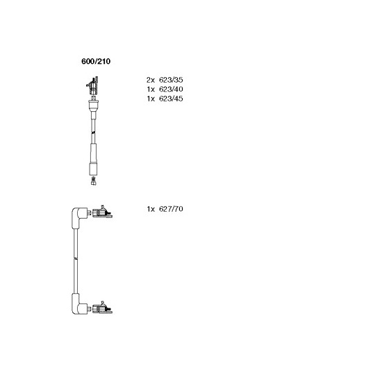 600/210 - Ignition Cable Kit 