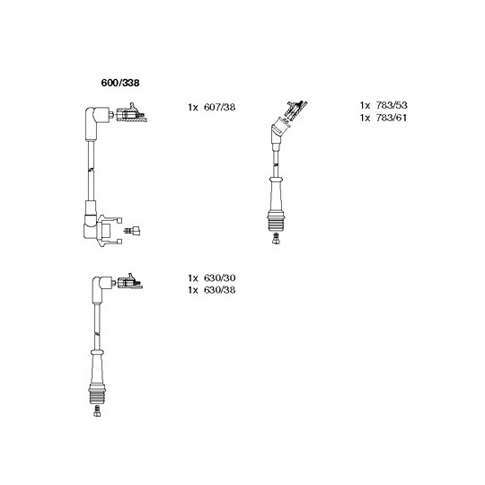 600/338 - Ignition Cable Kit 