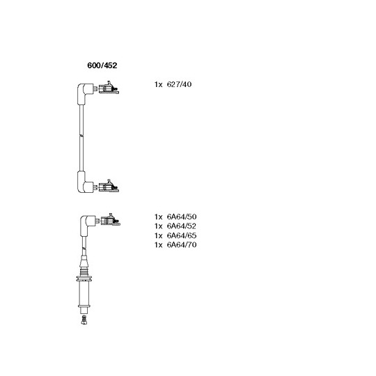 600/452 - Ignition Cable Kit 