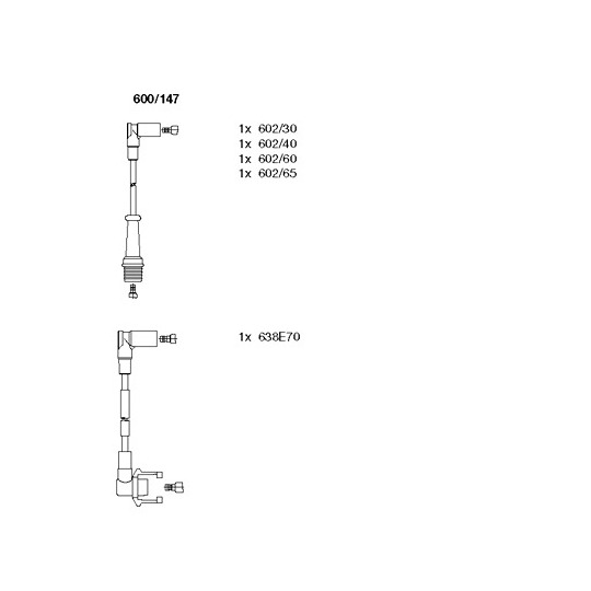 600/147 - Ignition Cable Kit 