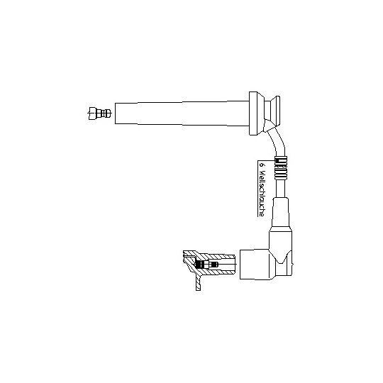 8A15R116 - Tändkabel 