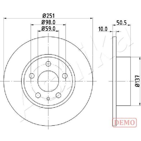 61-00-0202C - Brake Disc 