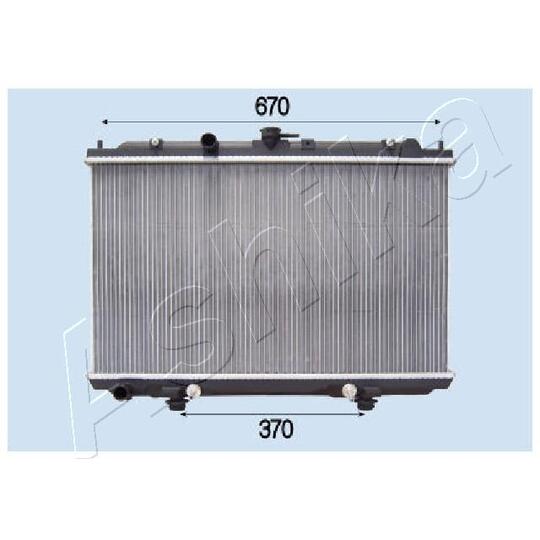 RDA213043 - Radiator, engine cooling 