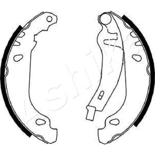 55-00-0719 - Brake Shoe Set 