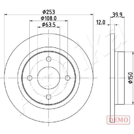 61-00-0329C - Brake Disc 