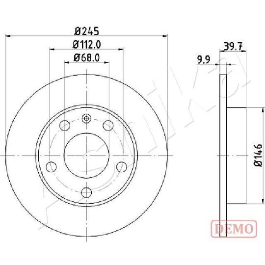 61-00-0929C - Brake Disc 