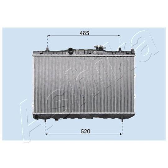 RDA333030 - Radiator, engine cooling 