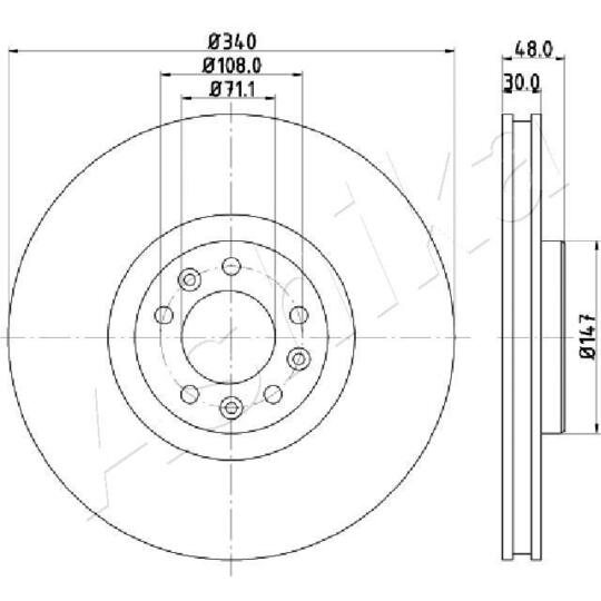 60-00-0611 - Brake Disc 